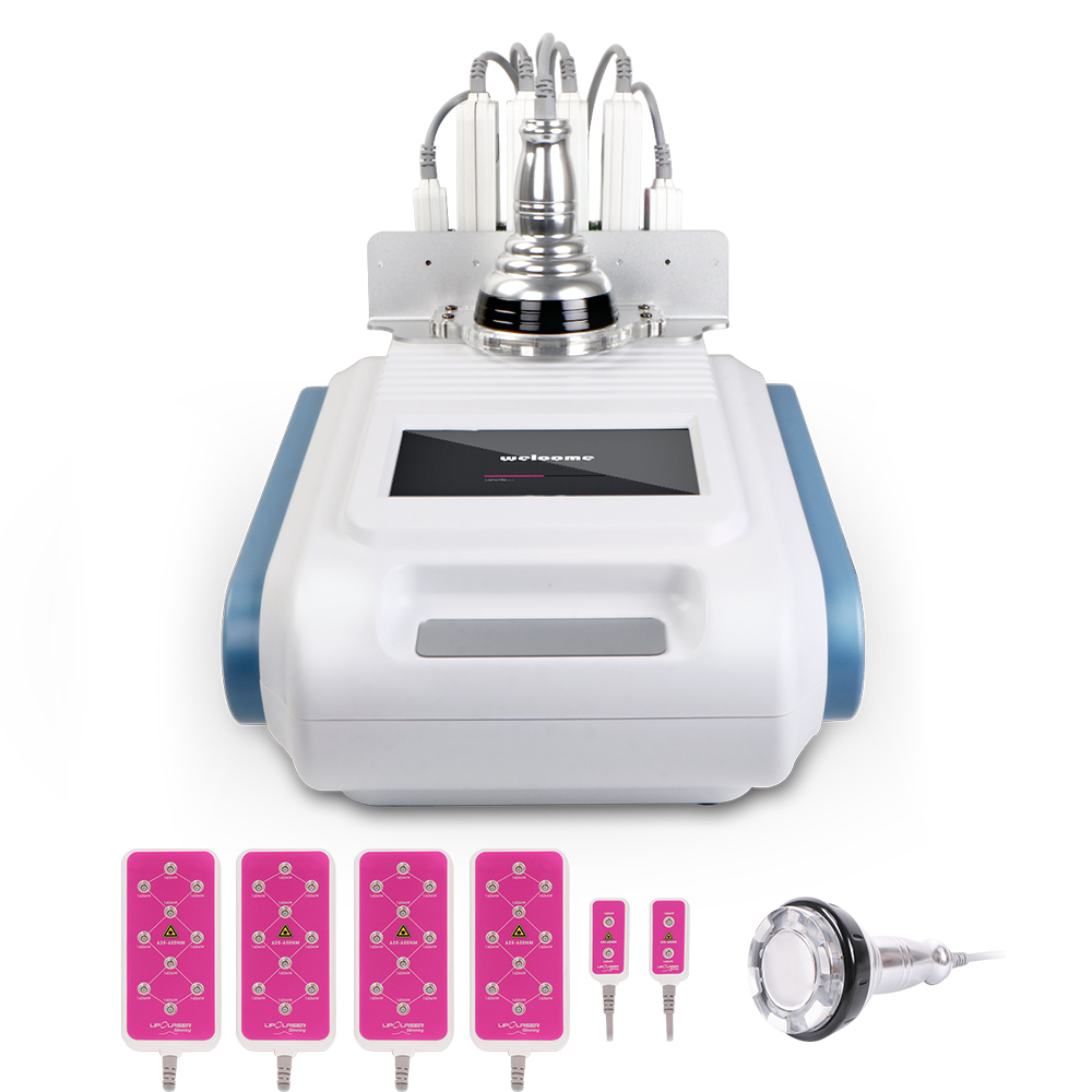 

Fat Removal System Ultrasound Cavitation RF Skin Tightening Diode Lipo Laser Body Shape Slimming Spa Machine