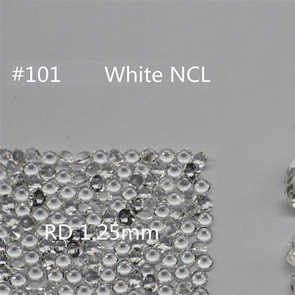 

Nano Crystal Gem 2.5mm Round White Colors Facet Cut Top Quality Thermostable Synthetic Loose Gemstone For Jewellery 1000pcs Per Color A Lot