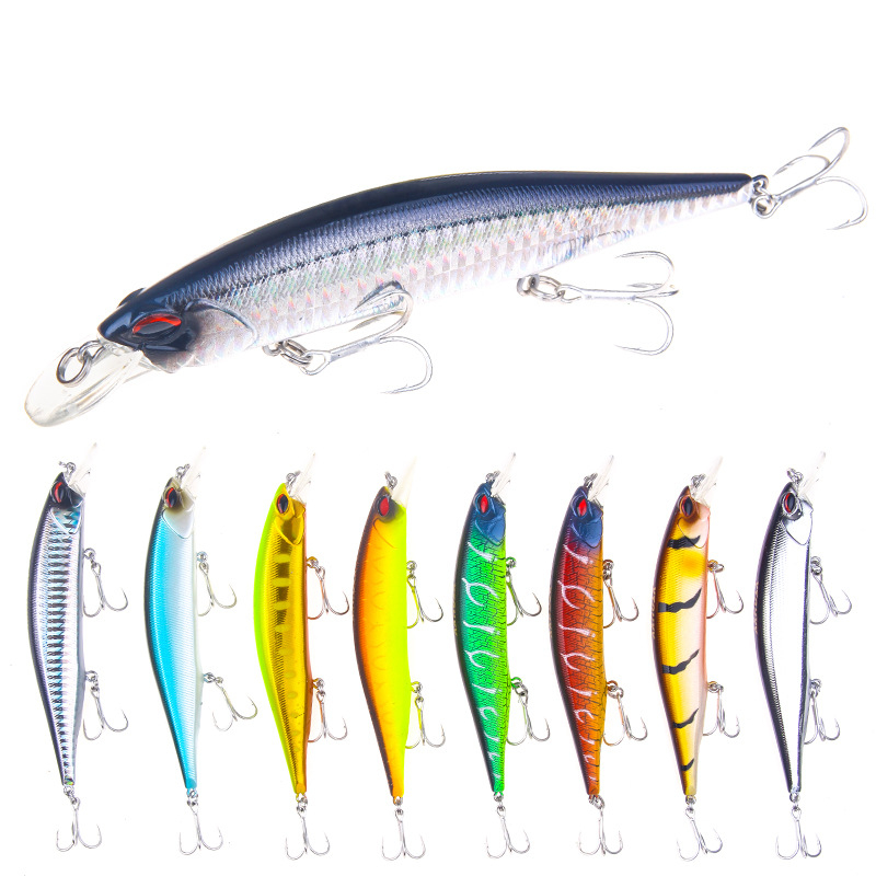 

New Colorful High Laser Crankbaits lure Hooks 13.5cm 19.2g Isca Artificial Alice lip Jerkbait Realistic Fish Fishing bait