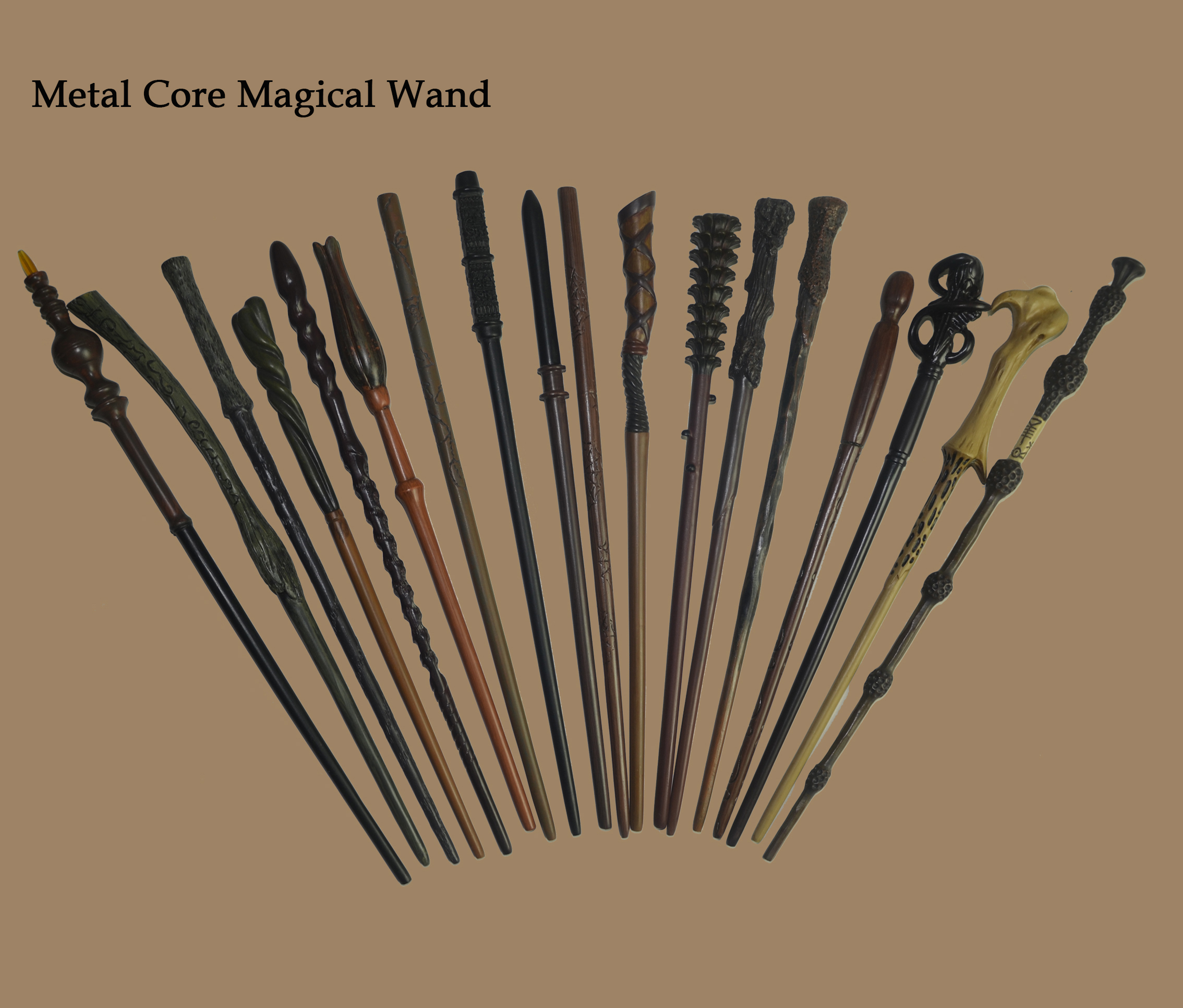 

48 Design Potter Wand With Gift Box Metal Core Magic Wand Hermione Granger Pottered Wand