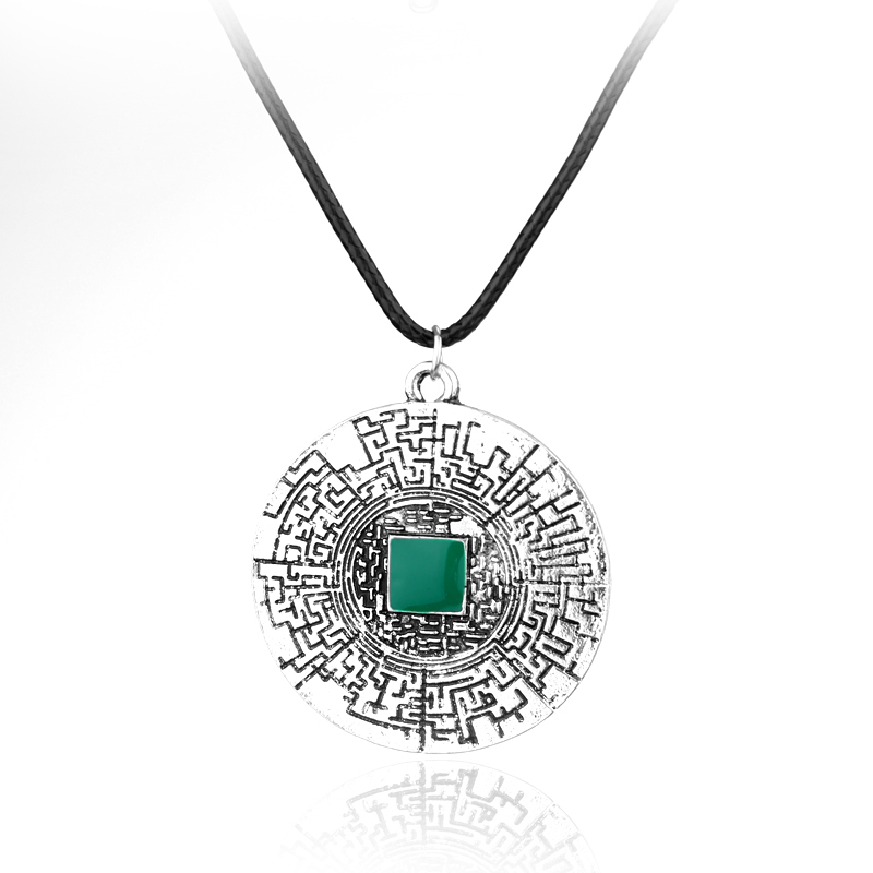 

Chains The Maze Runner Necklace Leather Rope Choker Pendants Necklaces Movie Jewelry