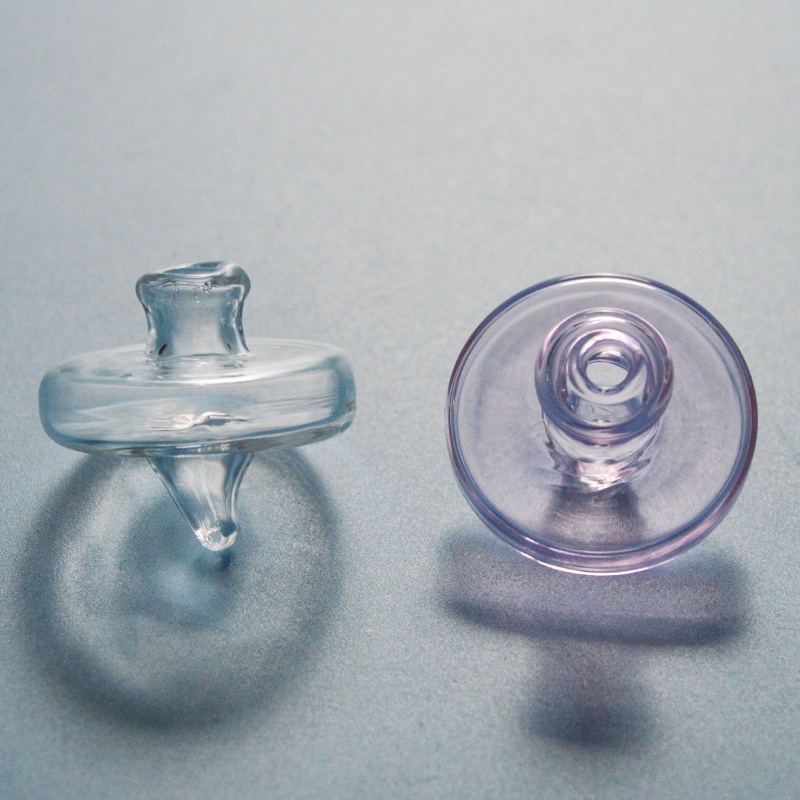 

Free DHL Colored Glass Carb Cap For Oil Rigs Dab Bongs Banger 2mm Thickness Glass Carb Caps Smoking Glass Accessories DCC03