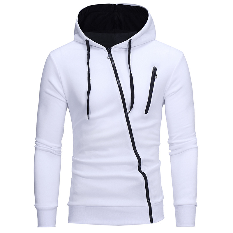 Nouveau 2018 mode hip hop sweat à capuche hommes survêtement à capuche couleur unie vêtements de sport à capuche hommes veste fermeture éclair co