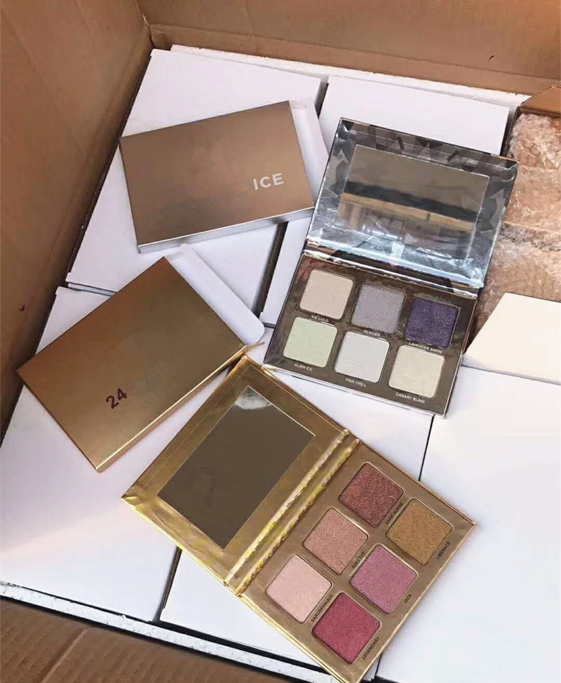 

IN STOCK!!Makeup Palette 6 colors Bronzers & Highlighters 2 style Highlighter makeup palette HIGH quality bY ePACKET