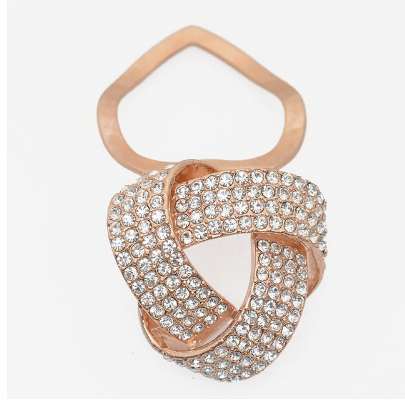 

Hot design!Fashion silver alloy scarf brooches buckle rhinestone brooch dual purpose scarf clip for wedding