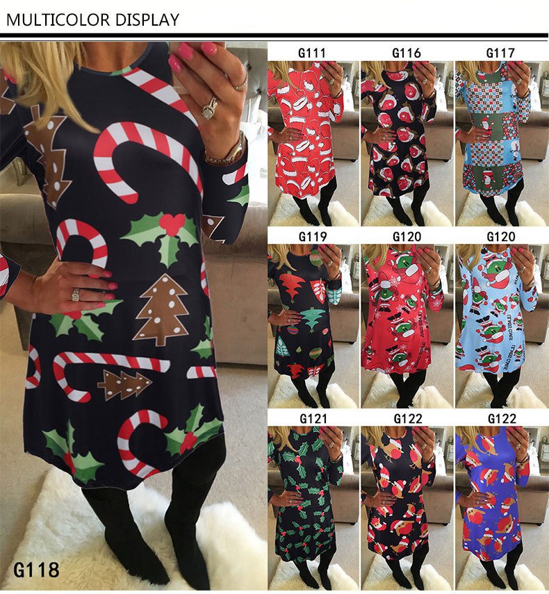 abito ragazze Festa Party Regalo Carino Moda Le Ragazze Babbo Natale Babbo Natale Vestito