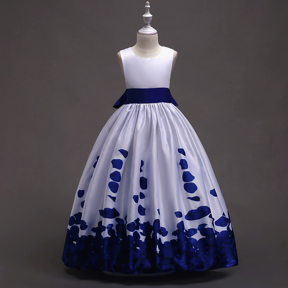 royal blue flower girl dresses cheap