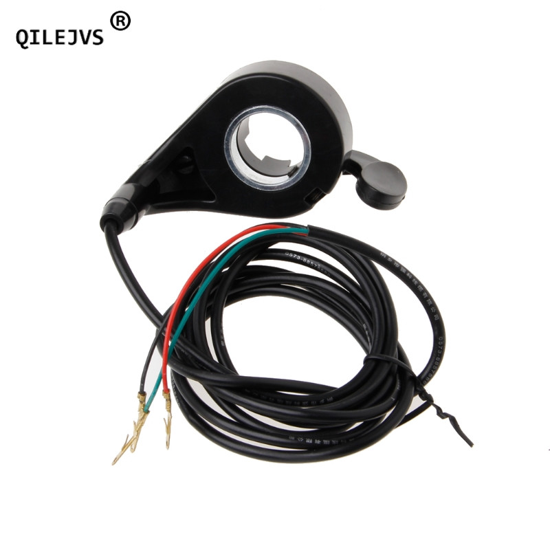 Bike Handlebar Scooter Thumb Throttle Speed Control 7//8/" Right Handle 24//36//48V