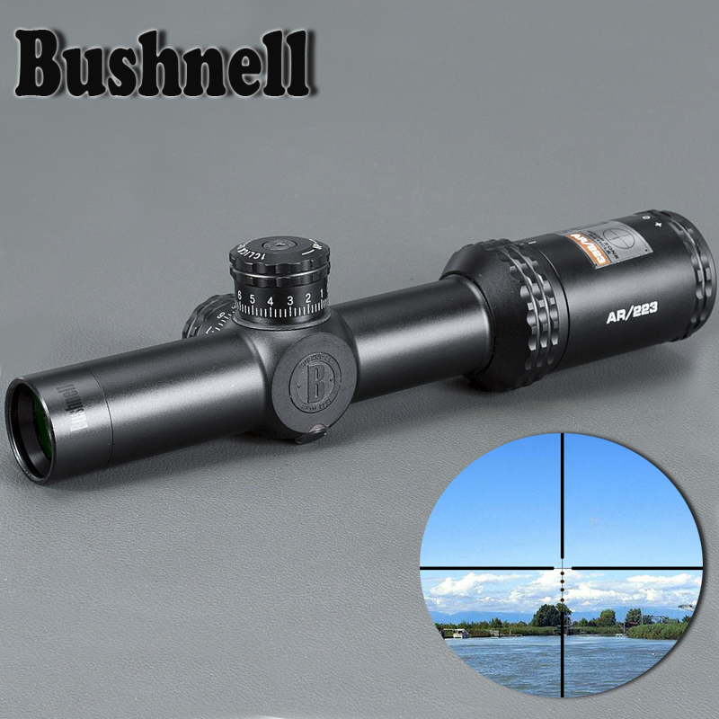 

BUSHNELL 1-4X24 AR Optics Drop Zone-223 Reticle Tactical Riflescope With Target Turrets Hunting Scopes For Sniper Rifle
