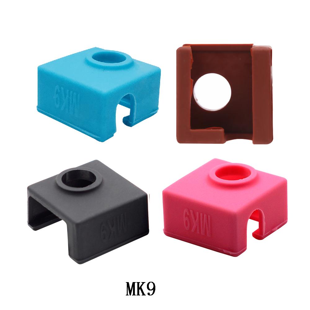 

1pc MK9 Protective Silicone Cover Case for Heater Block of Creality CR-10,10S,S4,S5 Anet A8 MK7/MK8/MK9 Hot End Sock