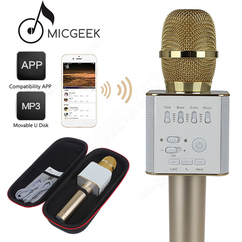 Micgeek Q9 Bluetooth Microphone Wireless Bluetooth Speaker