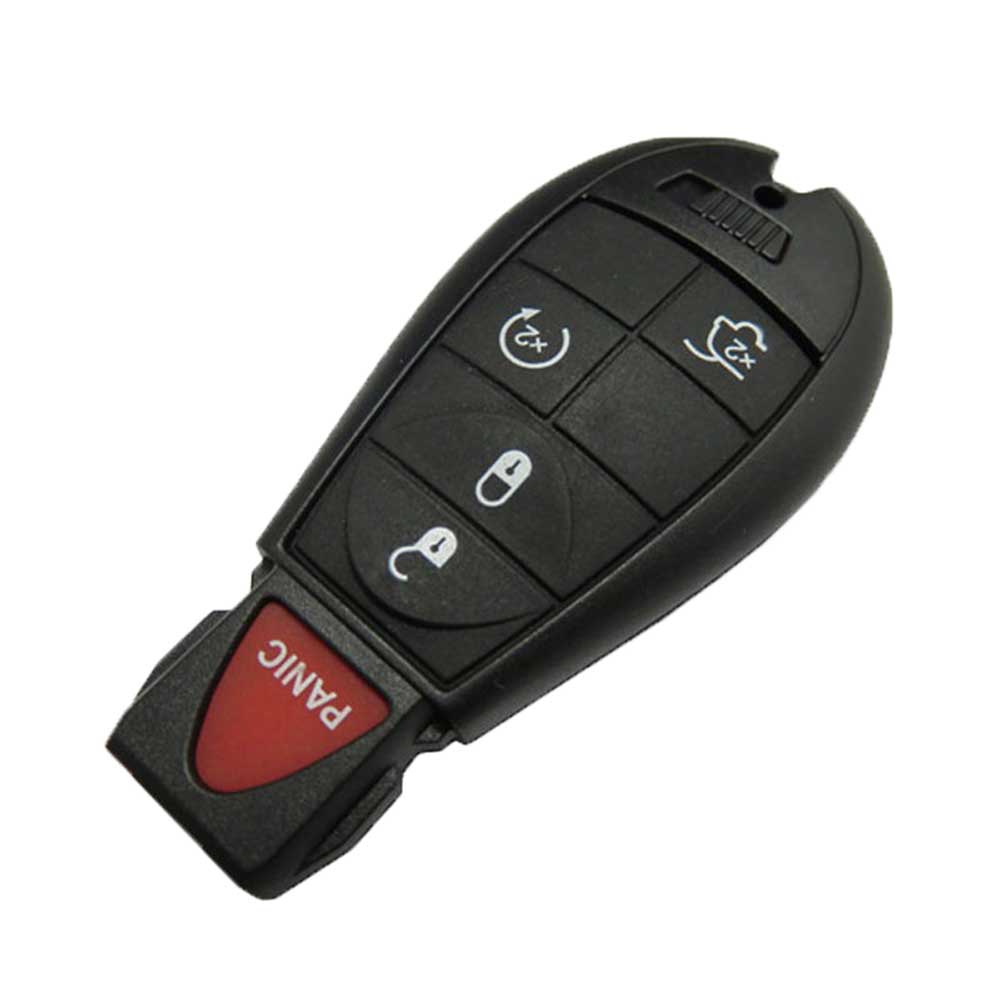 5Button Pad Car Key Shell Insert Blade For Dodge Chrysler For Jeep Commander Grand Cherokee Smart Remote Key Case Cover Fob-image-414784969