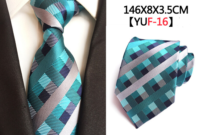 

Classic Men Ties Paisley Retro British Gentleman Jacquard Necktie Handmade Wedding Ties Suit Formal Silk Scarves Business Tie Grid Tie