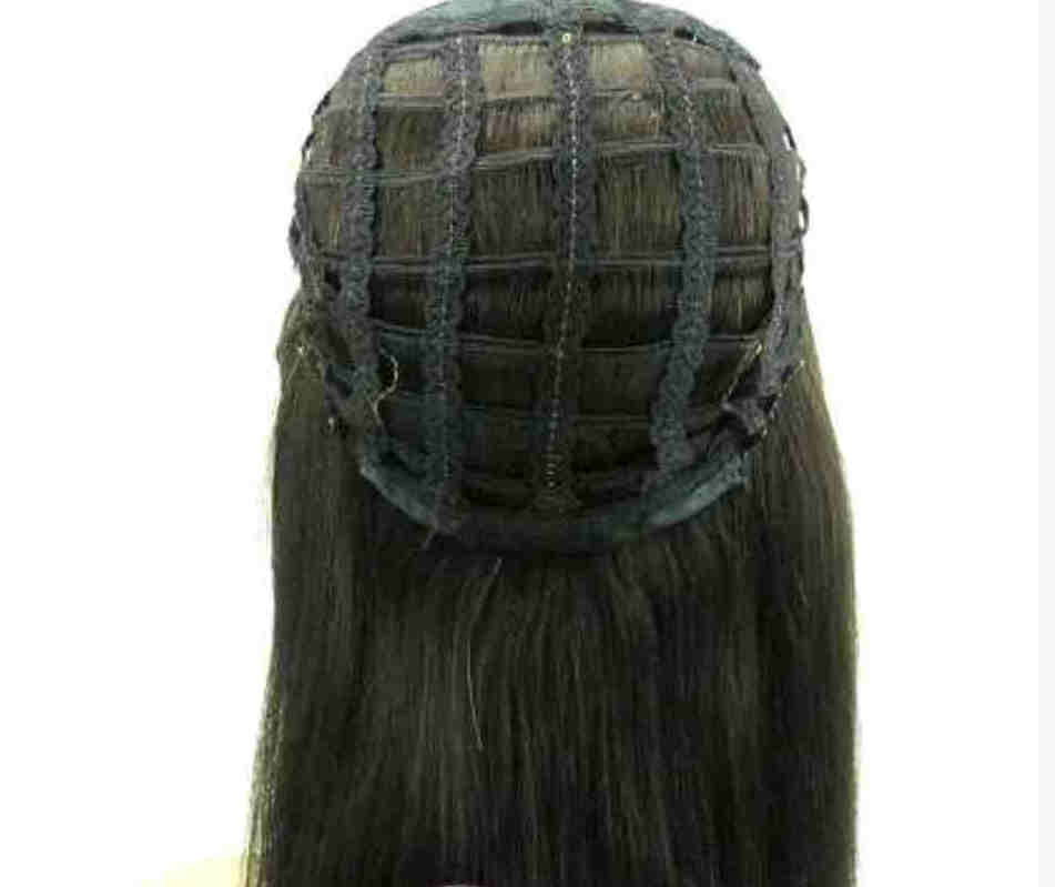 perruque demi tete afro