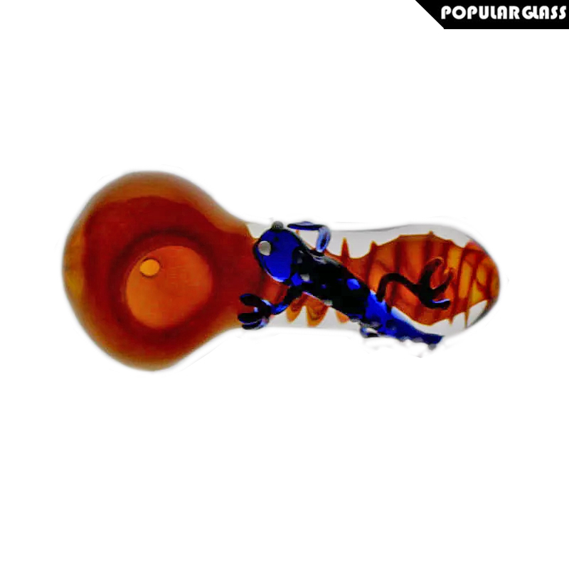 

SAML 10cm length yellow Smoking Pipes mini oil rigs hand pipe PG5078