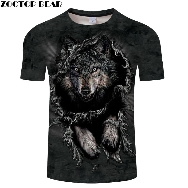 magliette con i lupi