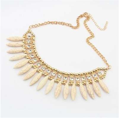 

KISS WIFE New Women Fashion Lovely Crystal Choker Necklace Exquisite Tassel Necklaces & Pendants Bib Statement Necklace