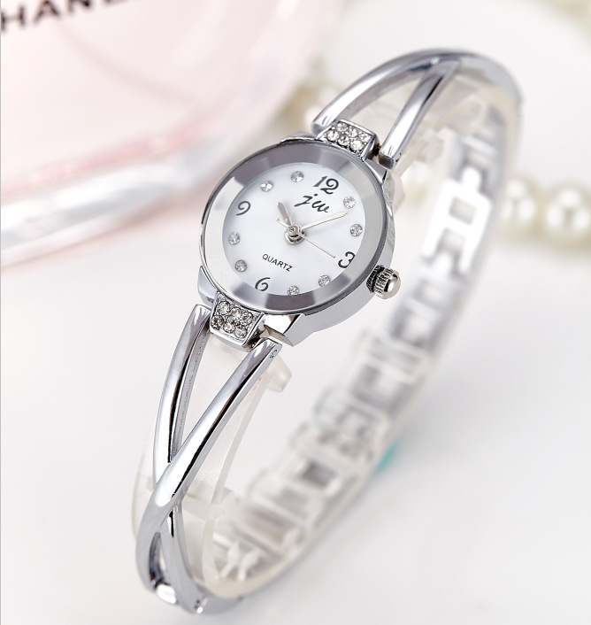 Montres Femmes Nouvelle Mode 2018 Cristal En Acier Inoxydable Bracelet Montre Dame Montres Horloge Robe Filles Montre À Quartz 3 M Étanche