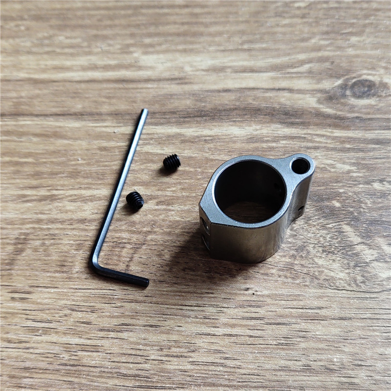 

Low Profile Micro Rifle 0.75 inch stainless steel Gas Block