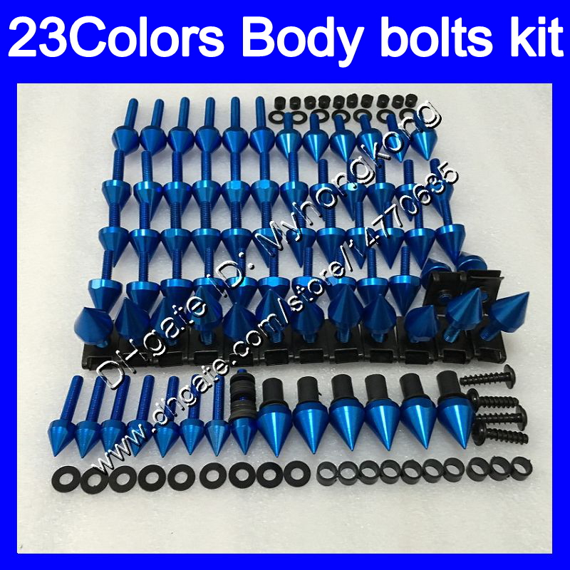 

Fairing bolts full screw kit For HONDA CBR500R 11 12 13 14 CBR500 R CBR 500 R CBR 500R 2011 2012 2013 Body Nuts screws nut bolt kit 25Colors, No.1