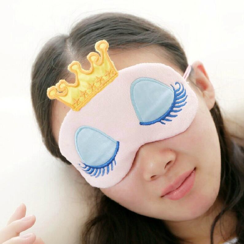 

Hot Princess Crown Fantasy Eyes Cover Eyeshade Eyepatch Travel Sleeping Blindfold Shade Eye Mask Portable eye Patch