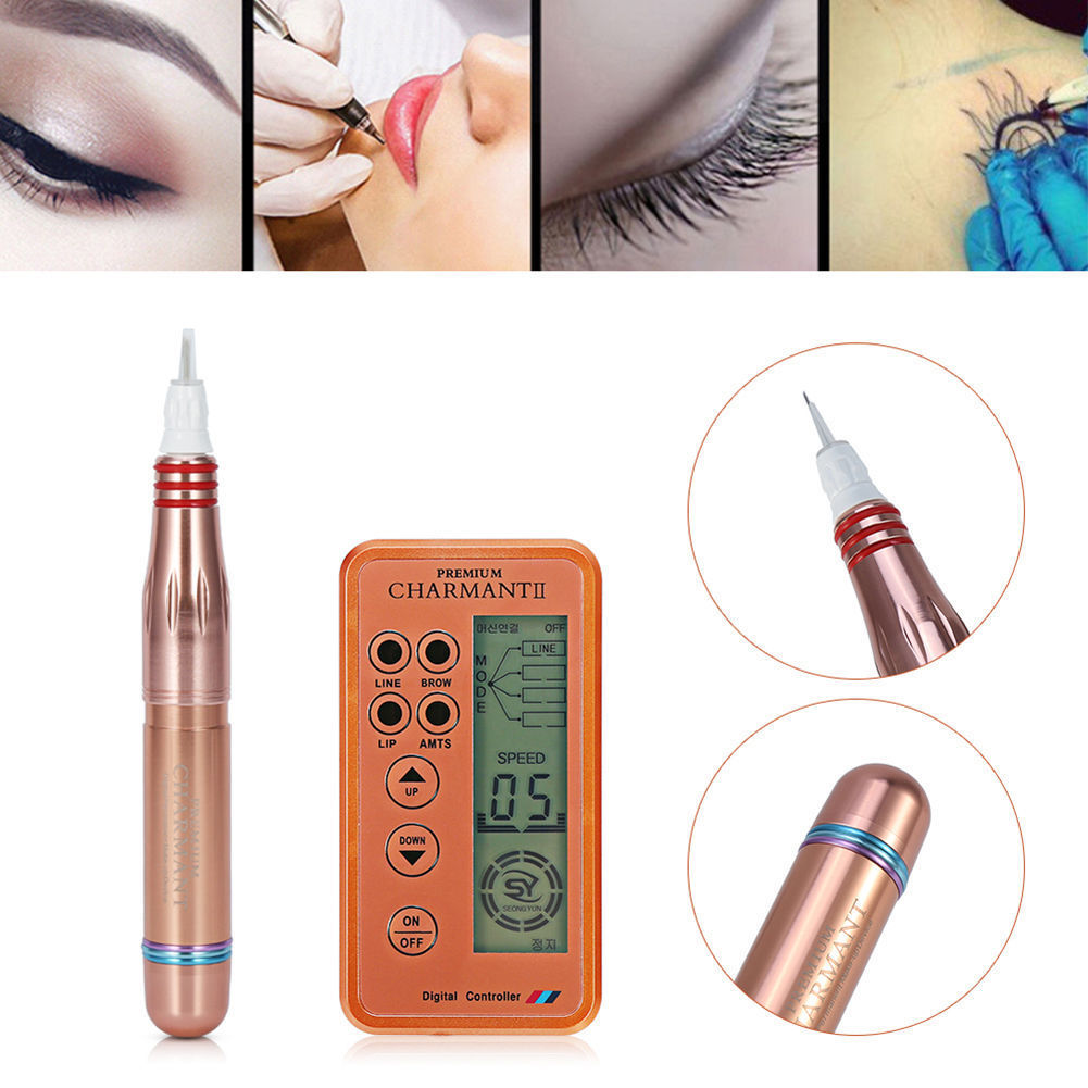 

2021 Digital Permanent Eyebrow Eyeline Lips Rotary Makeup Supply MTS Tattoo Pen Machine Skin Care Beauty