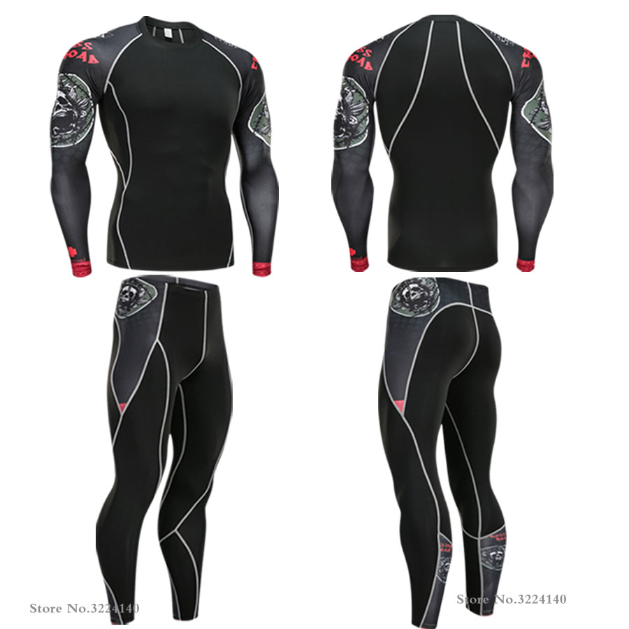 

New 2018 Men Thermal Underwear Sets Compression Fleece Sweat Quick Drying Thermo Underwear Men Clothing Long Johns -4XL, Black
