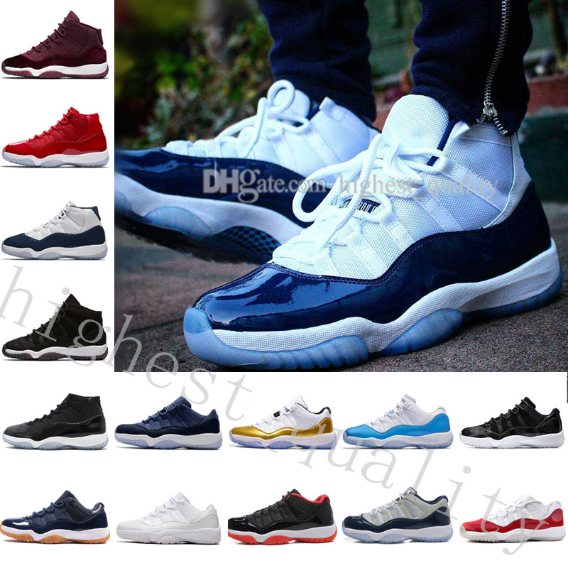 

2018 11 Gym Red PRM Heiress Space Jam Bred Basketball Shoes Men Women 11S Concords 72-10 Legend Blue win like 82 Sneaker US 5.5-13 Eur 36-47, #04 high space jam 45