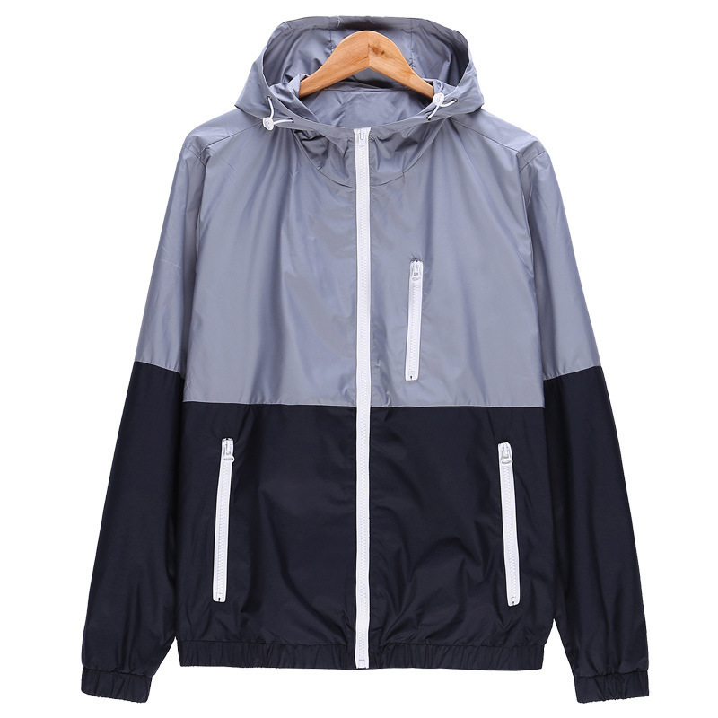 2018 New Autumn Men's Bomber Jackets Contrast Color Lightweight Jacke Coats Male Casual Slim Stand Collar Jacket Men Windbreaker D18101006