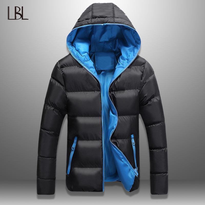 

LBL Solid Coat Men Women Winter Windproof Bodybuiding Hooded Jacket Man Mountaineering Overcoat Male Fashion Jaquetas Masculina, K25 gray