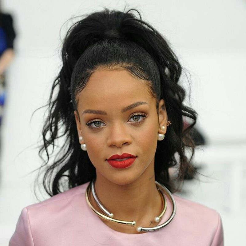 

Wrap Drawstring Loose Wave Human Hair Ponytail Hair Extenions Clip in Unprocessed Virgin Brazilian Human Hair Ponytails Wavy 140g 16inch