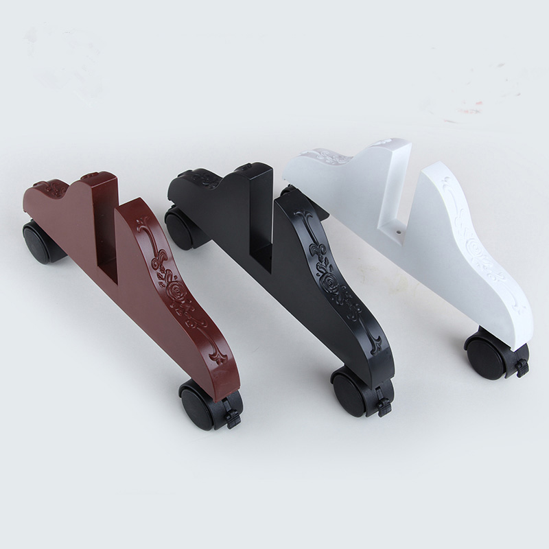 

Plastic Screen stand with brake caster metal trolley base partition support upright stand room divider bracket