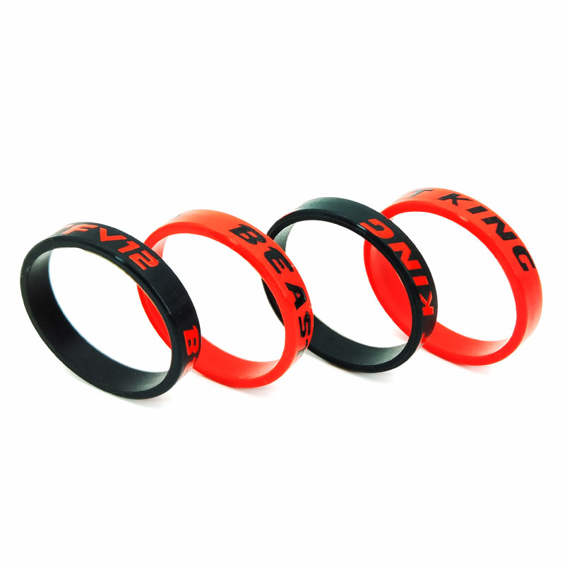 

TFV12 BEAST KING design Decorative Silicone Vape Band Ring Fit SMOK TFV12 Tank for Diameter 24.5-30mm Atomizer