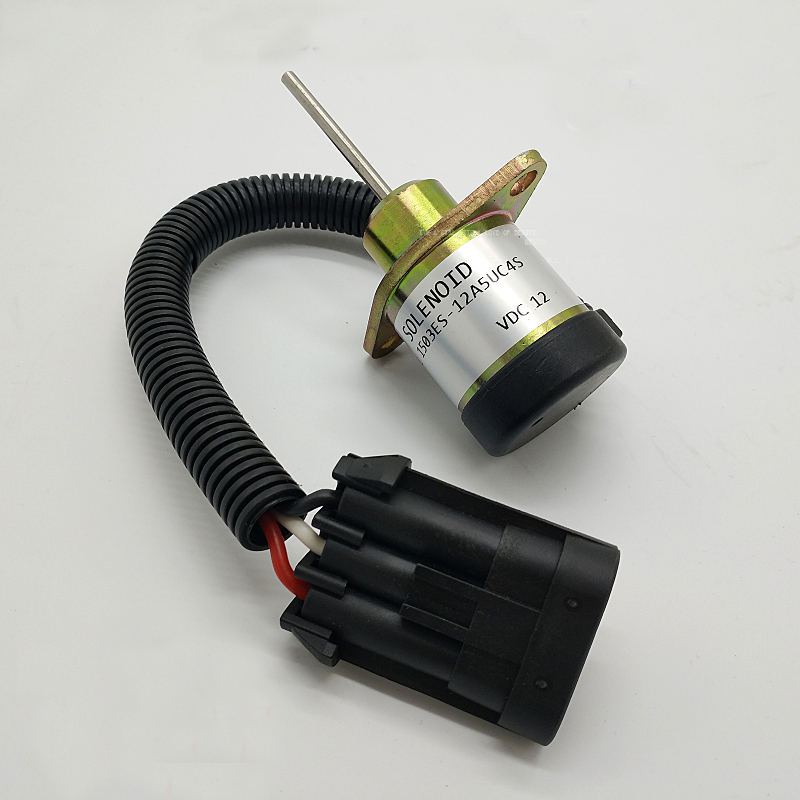 Replacement Parts Stop Solenoid Valve Switch 1503ES-12A5UC4S 1G925-60011 Fit Excavator Truck Loader-image-510778004