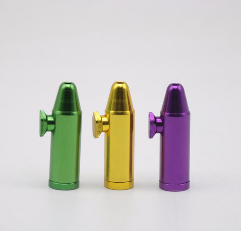 

New sharp nose bullet snuff device length 52MM Mini smoking snuff bottle smoking set