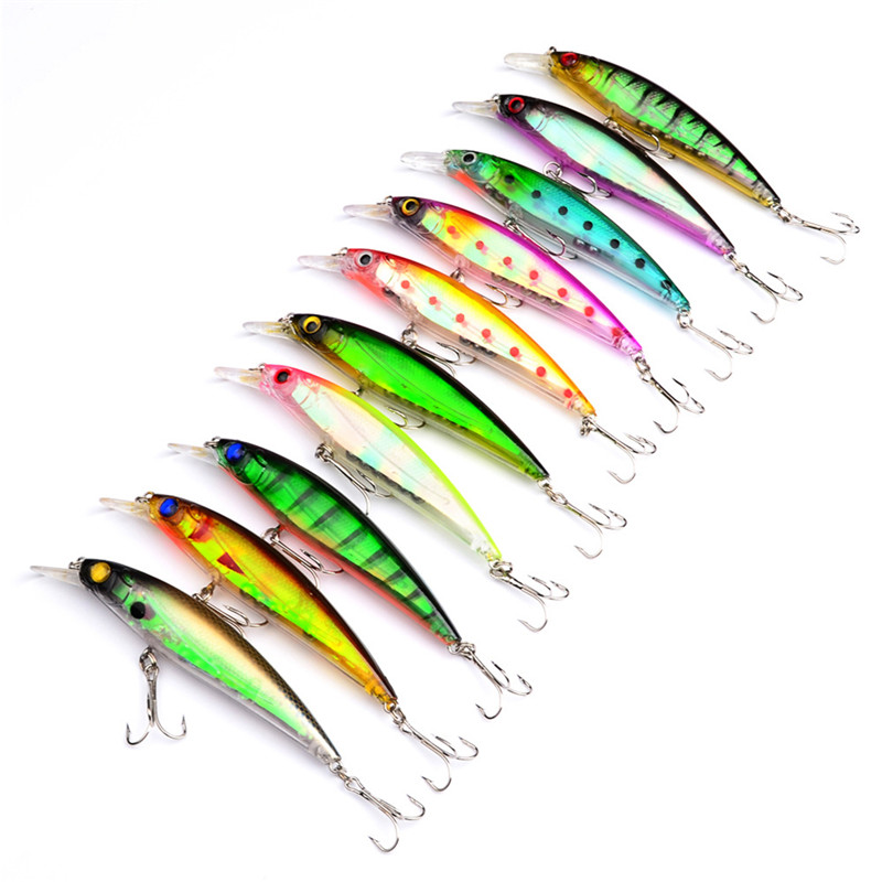 

Wholesale promotions price Plastic Minnow lure 11cm 13.4g Freshwater Fishing bass Crankbait swimbaits Hard Bait