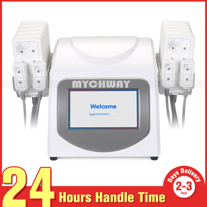 

Hot Sale Weight Loss Lipolysis 5mw Diode Lipo Laser Fat Burning 14 Pads Body Slimming Machine