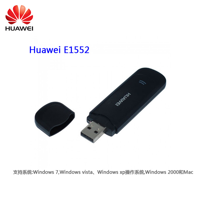 

Unlocked Huawei E1552 3.6Mbps Wireless Modem 3G 2100Mhz USB Dongle Network Mobile Broadband PK E1752 E173 E1750 E303