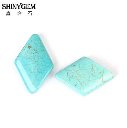 

Stabilized Turquoises Beads Natural Prismatic Blue Turquoises Beads For Jewelry Making 20x30mm DIY Jewellery Wholesale