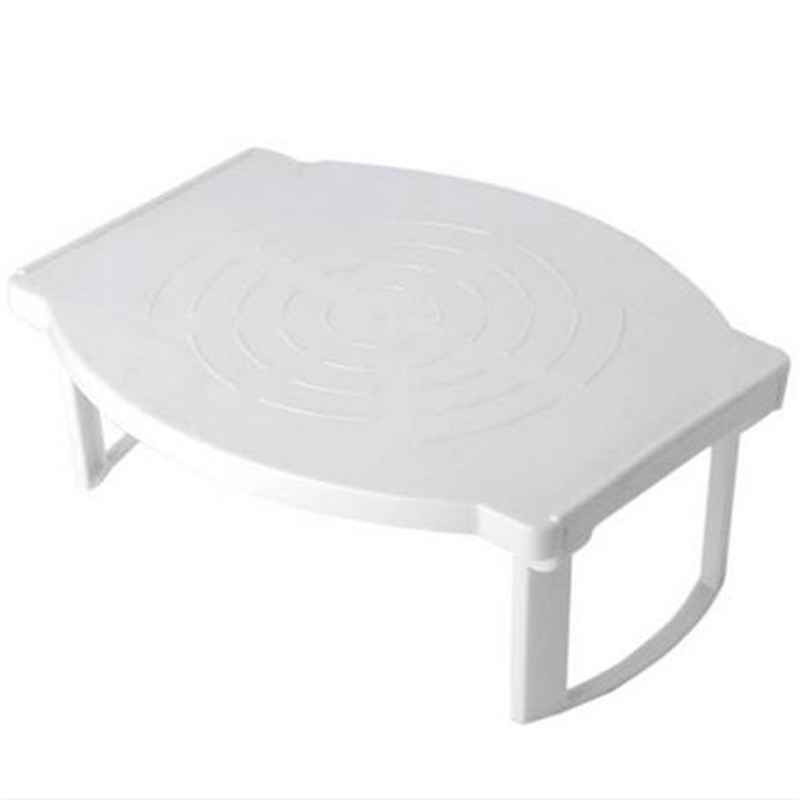 

Free shipping Multifunctional Kitchen Foldable Microwave Oven Shelf Plastic Heating Rack Dishes & Plates Dinnerware