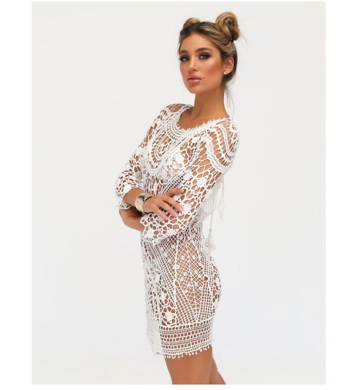 lace beach cover up