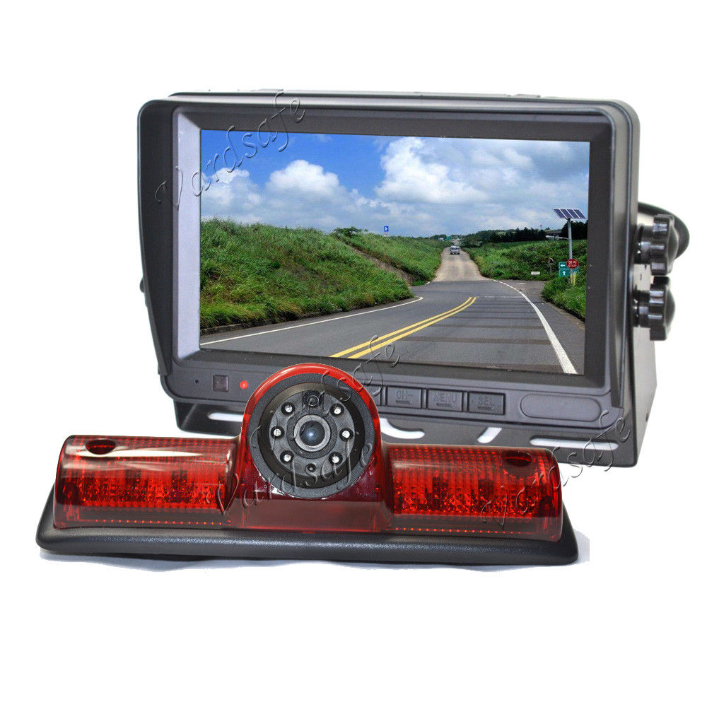 Vardsafe VS503M | Car Brake Light Rear View Backup Camera Kit For Nissan NV 1500 2500 3500-image-426412302
