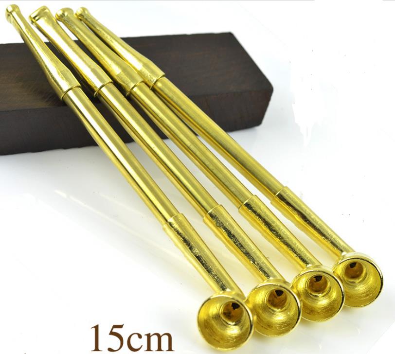 

Long 21CM copper pipe, copper cigarette rod, shrinkable drawing copper nozzle