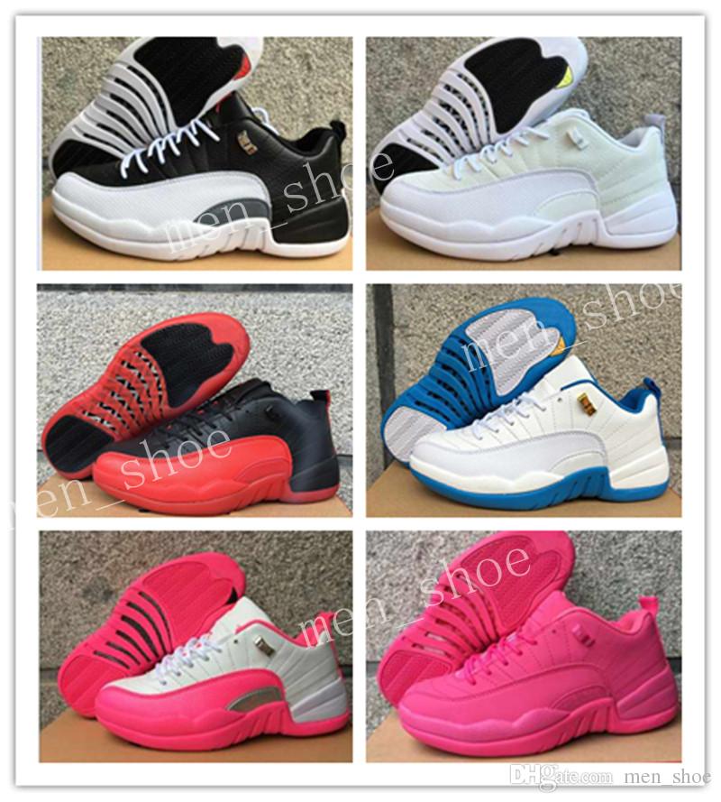 

12 XII Low Mens Basketball Shoes Sneakers Women Running shoes For men Flu Game wolf grey Gym red taxi gamma french blue Suede 36-47, #05