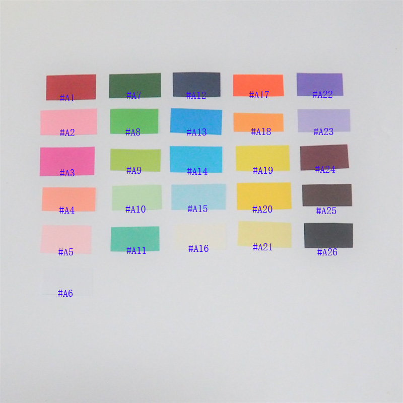 Color Chart For Custom Order
