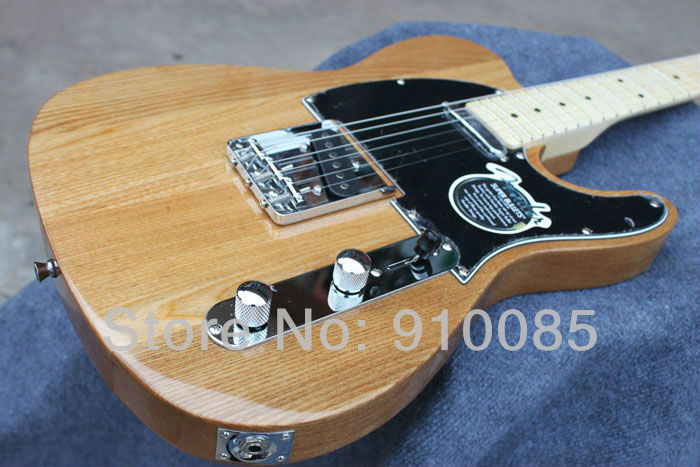 

New Arrival F Telecaster Made In Usa 6 Strings Nature Wood Electric Guitar !! Free Shipping