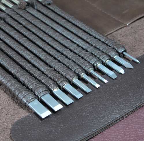 

11 Pcs tungsten Stone Carving Chisel set, stone carving knives tools kit