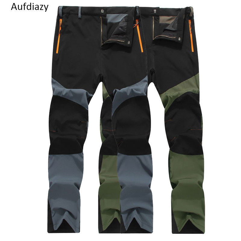 Aufdiazy Men's Quick Dry Ultra Thin Pants Summer Spring Male Outdoor Sports Fishing Trekking Trousers Camping Hiking Pants JM059 C18111401