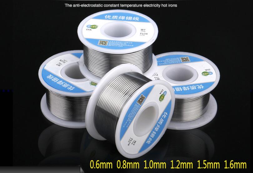 

0.5/0.6/0.8/1/1.2/1.5/2.0mm 100g 60/40 FLUX 2.0% 45FT Tin Lead Tin Wire Melt Rosin Core Solder Soldering Wire Roll