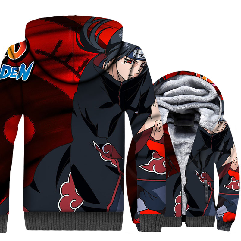 N aruto0 Hatake Kakashi Sweatshirt Hoodie Harajuku Streetwear Zipper Jacket Coat